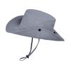 9255 Summer Outdoor Big Brim Sun Hat Waterproof Quick-drying Simple Bucket Hat Men's Mountaineering Fishing Sun Protection Hat