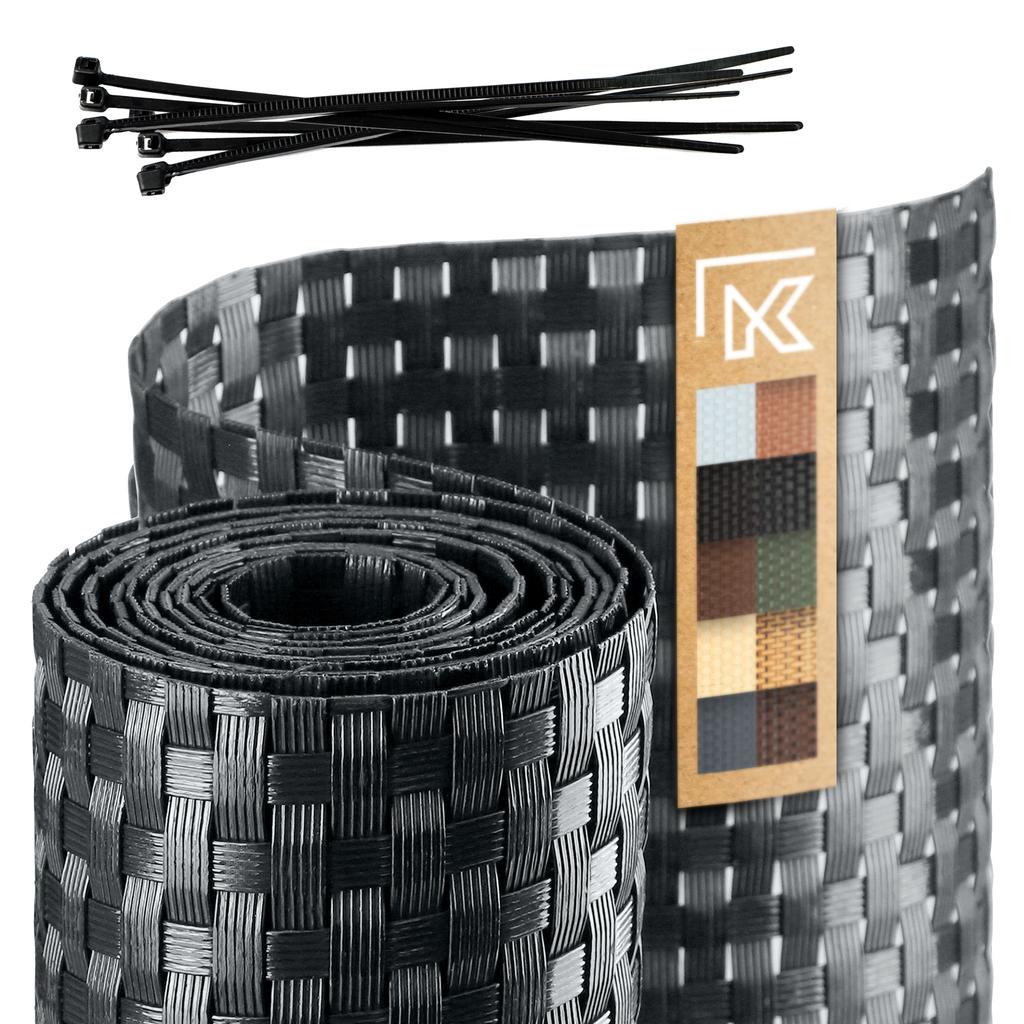 KADAX Fence Tape For Fence Panels 19cm 2.55m Fence Cover