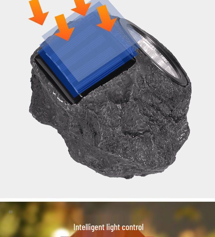 Solar LED Spotlight Outdoor Garden Lawn Decoration with Light Control