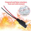 2PCS SAE Single-Ended Cable Power Extension Connector Plug 18AWG15CM Cable Solar Panel Battery Adapter 2core Power Cord