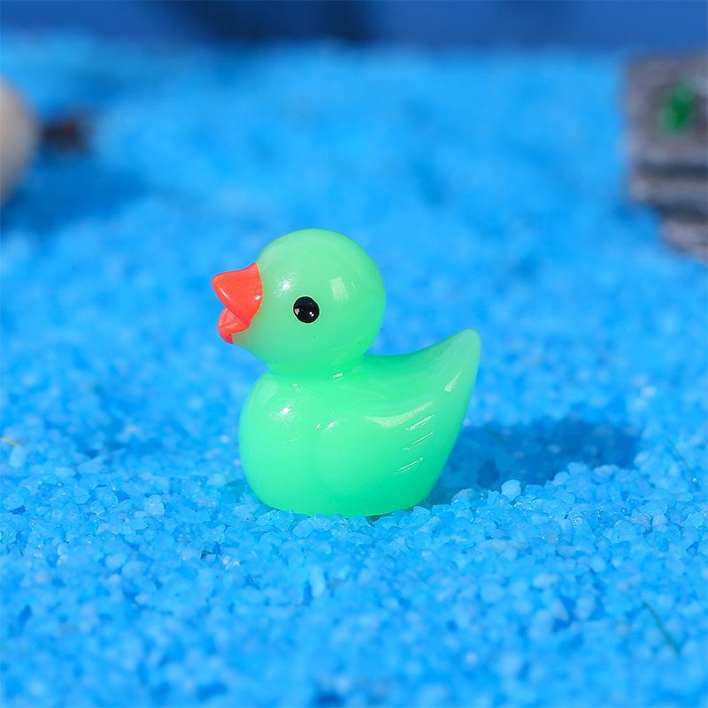 Miniature Yellow Duck Doll Accessories - Creative Micro Landscape Ornaments & Resin Pendant Crafts