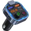 Transmițător FM Bluetooth - LENCENT - 5.0 - Încărcător Rapid PD 20W - Apeluri Hands-Free - Bas Profund NOU TRANSMITĂTOR FM AUTO