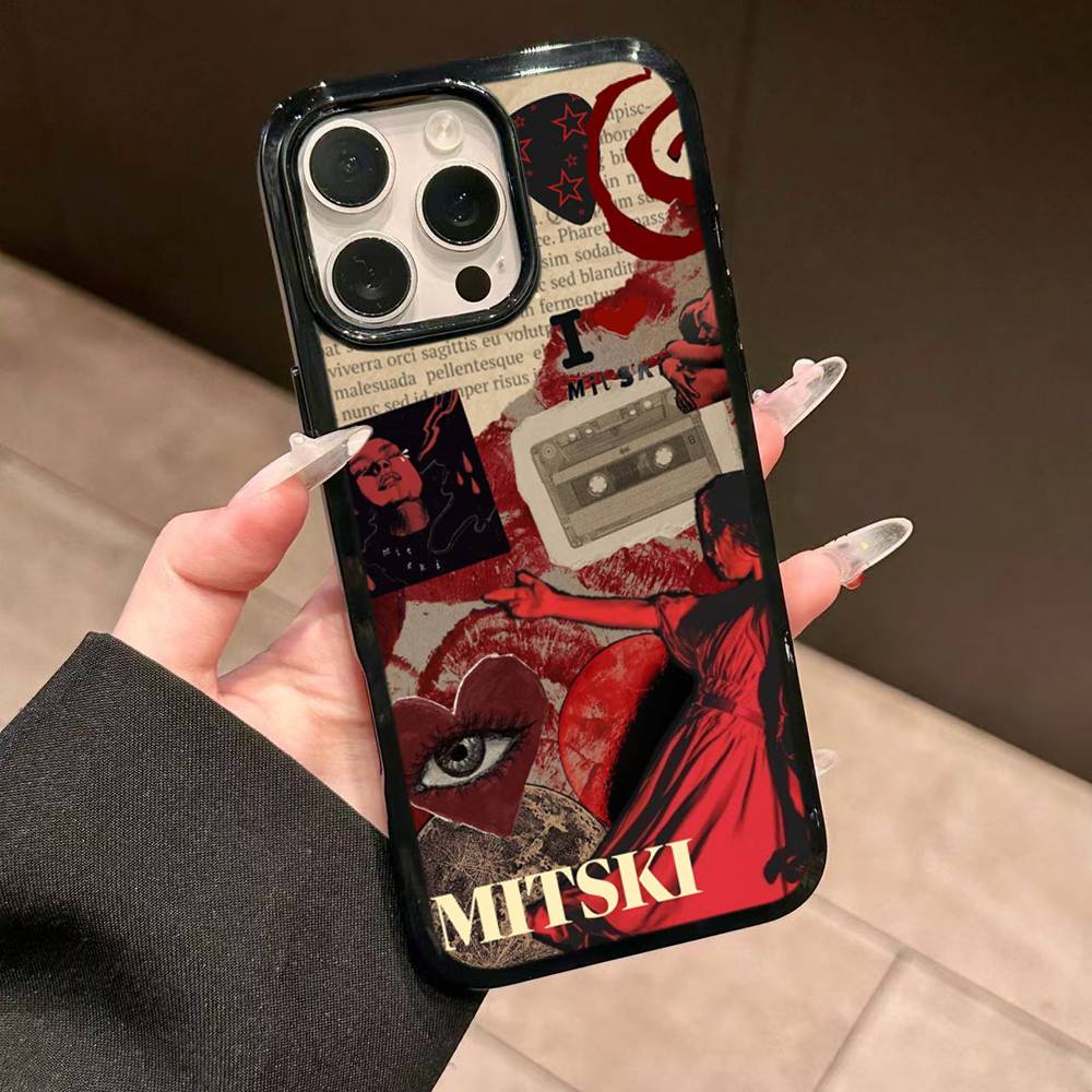 Beliebte Sängerin M-Mitski Für IPhone 17 16 15 14 13 Pro 12 11 Pro Max Harte PC+TPU Handyhüllen Rückseite