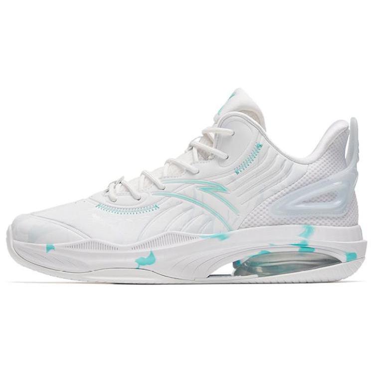 New Anta KT3 KT Slip Resistant Abrasion Resistant Low top Basketball Shoes Men's White Blue 112311605-1