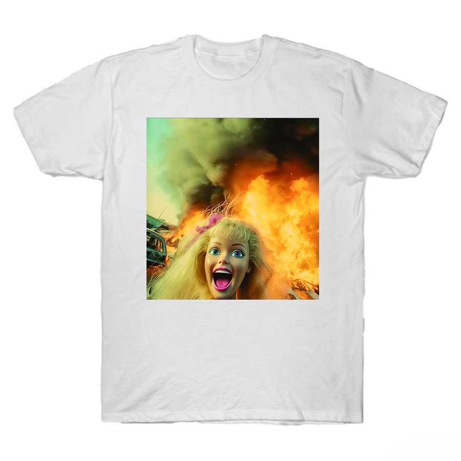 Funny Disgusted Doll Face Meme Tshirt For Unisex Women Cotton T Shirts Short Sleeve Tops