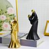 Home Decors Modern Abstract Art Kissings Lover Statue Table Decorations for Dining Room Living Room Office Centerpieces