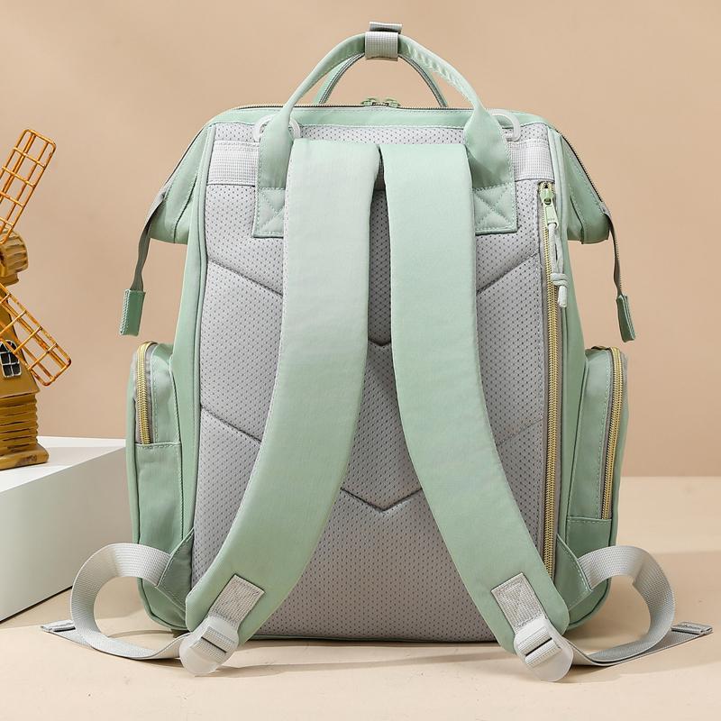 New Fashion Women'S Lunch Bag High Quality Large Capacity Mummy Bag Simple Style Waterproof Multifunctional Backpack Women
