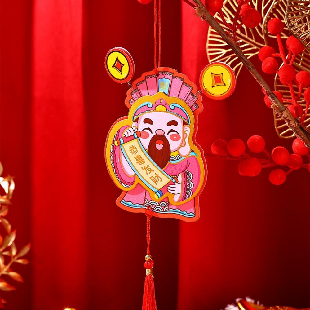 1 Set Soft Magnetic New Year Fridge Stickers Cartoon Festival Refrigerator Sticker Refrigerator