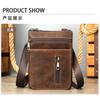 Hot Selling Crazy Horse Leather Men's Small Bag Retro Leisure High End Crossbody Wholesale