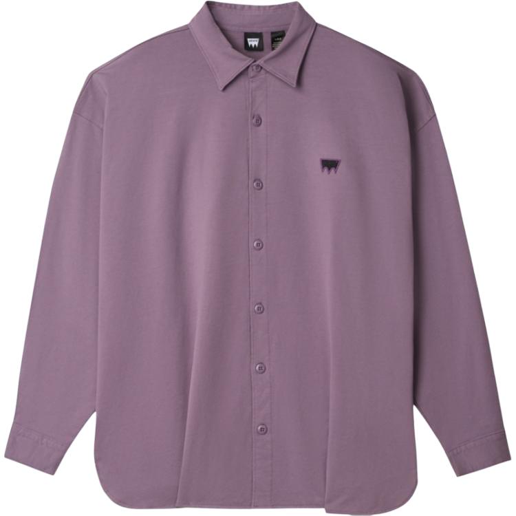 

Рубашка Levis Velvet Bat Patch Свободного Кроя с Длинным Рукавом Мужские рубашки Фиолетовый A7098-0002 M