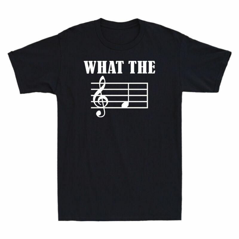 Graphic F The Funny What Cotton Note TShirt Musical Unisexs Gift Note Musical S