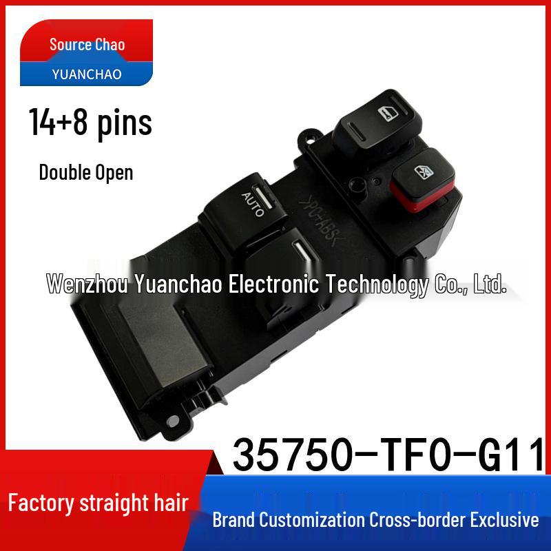 35750-TF0-G11 Honda CRV LHD Double Power Window Switch Electric