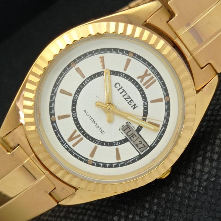 

ВОССТАНОВЛЕННЫЕ ВИНТАЖНЫЕ CITIZEN AUTO 8200 JAPAN MENS D/D БЕЛЫЕ ЧАСЫ 608f-a316276-9 SKU608f-a316276