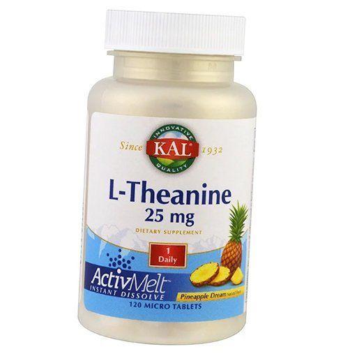 

Теанин, L-Theanine 25, KAL 120таб Ананас (27424001) 120tab Pineapple