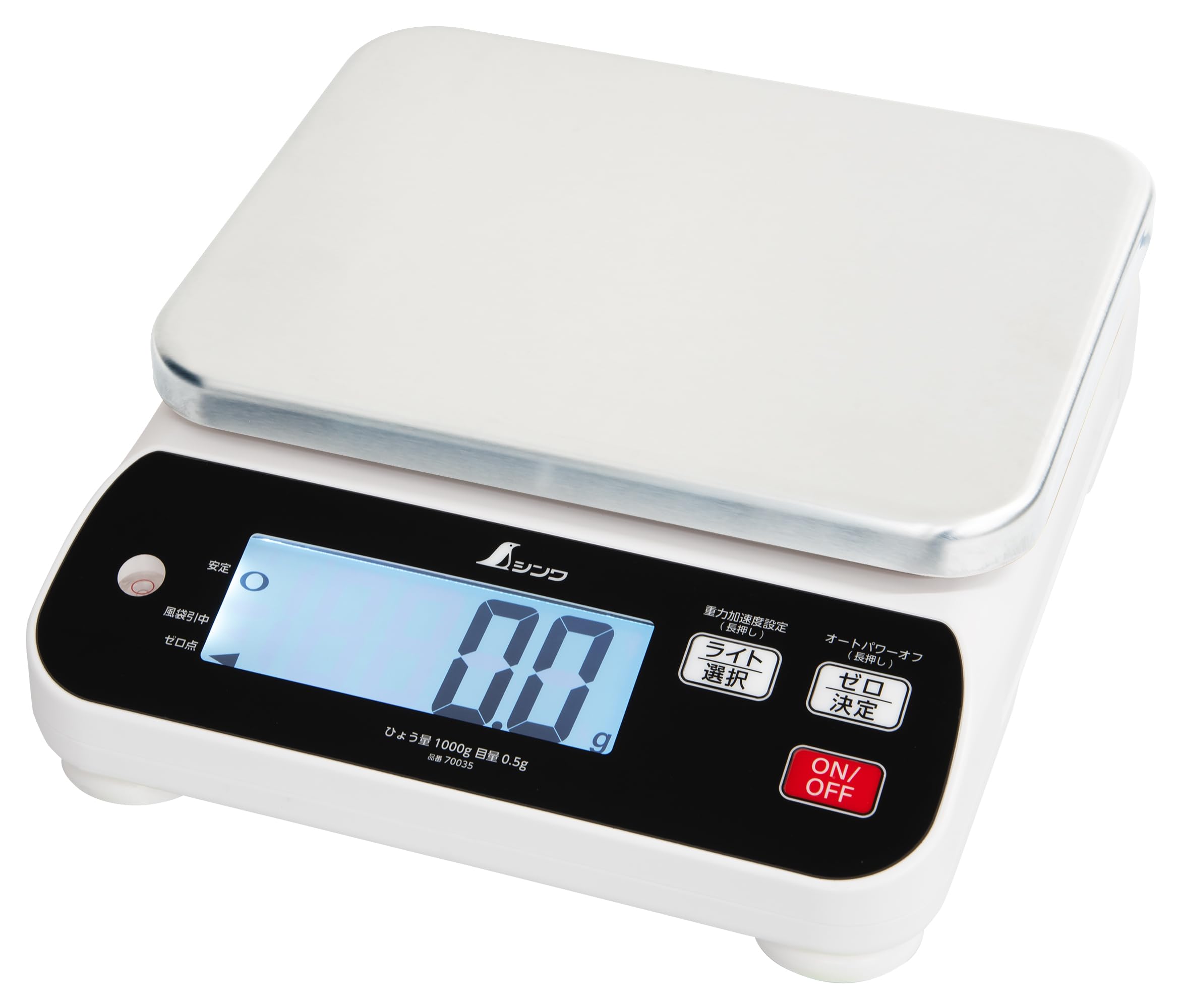 

Shinwa Sokutei Digital Scale WP Dustproof Waterproof For Certificates 1000g 70035 Non-Transaction