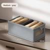 Cotton Linen Storage Box With Collapsible Organizer For Bedroom And Living Room