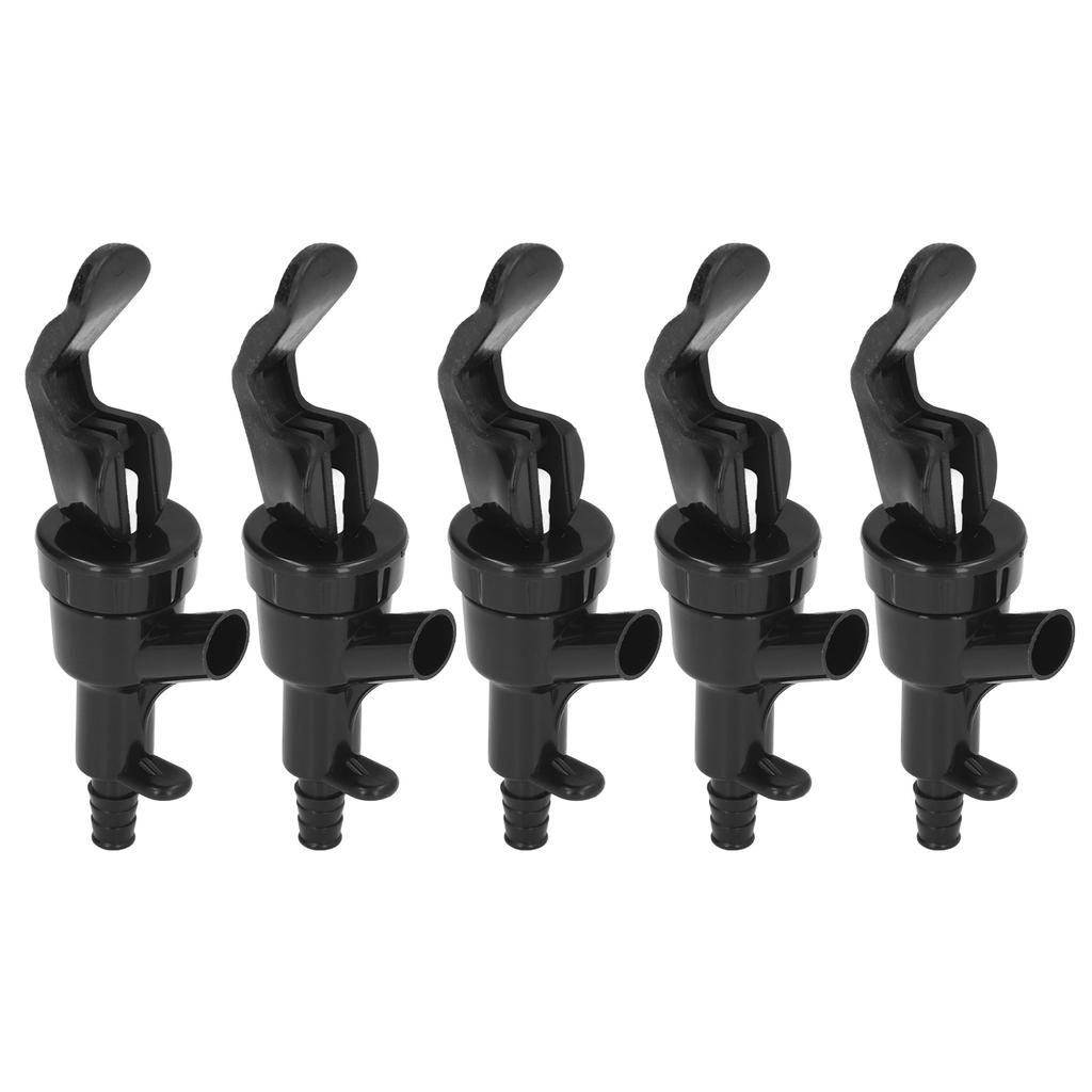 5 st Ölkran Bryggtunna Kran ABS 20PSI 1/4in Bard-anslutning 3/16in Utlopp Set Kit