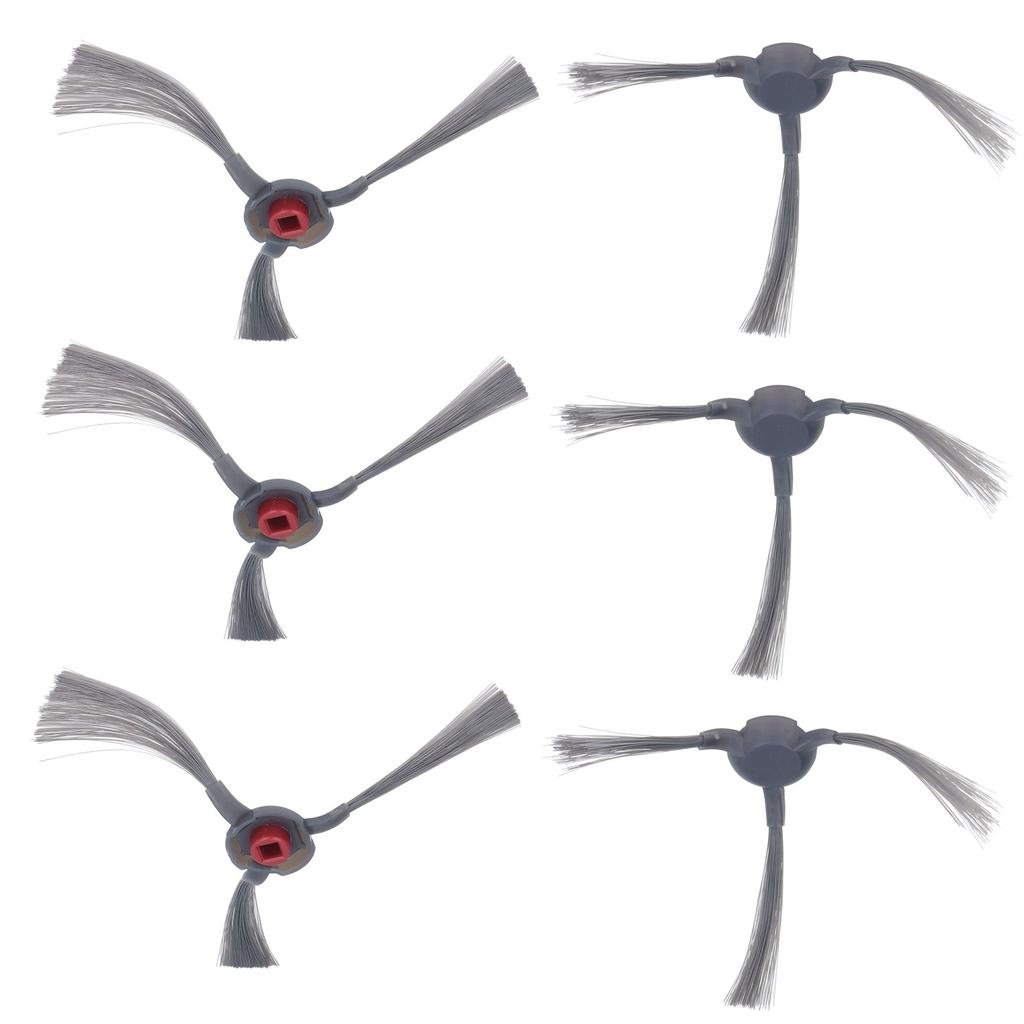 6 buc. perii laterale cu peri moi, perie de înlocuire pentru robot de curățat pentru măturatoarea ECOVACS N9+