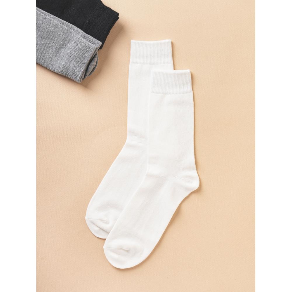 DaiSo [new Year S Plan] Premium Men S Long Neck SockS Color 3 Pack Set