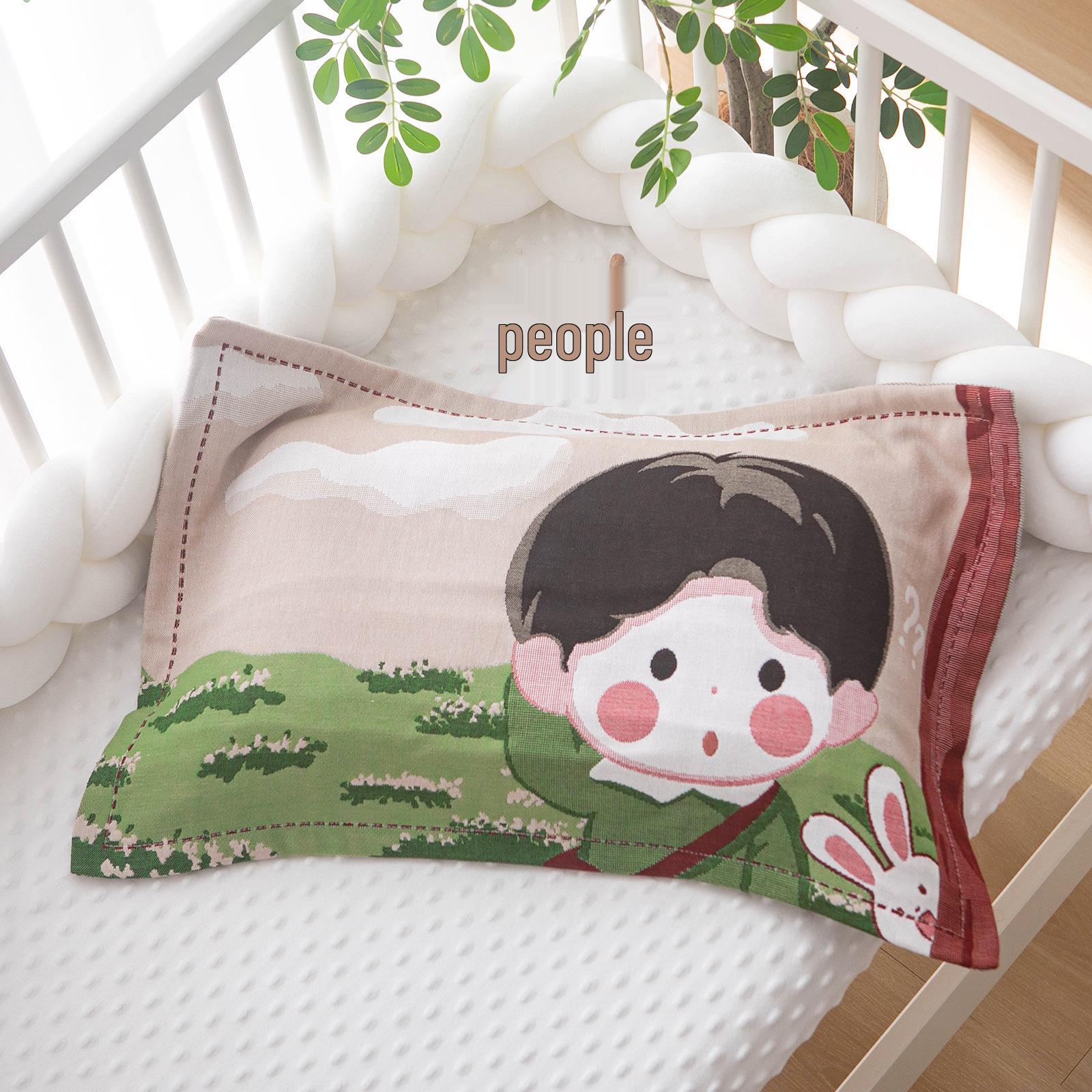 35x55 Children s Cartoon Cotton Pillowcase - Pure A-Class Cotton for Kindergarten 40x60cm