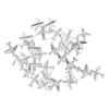 30 stücke Flugzeug Push Pins Niedlichen Metall Dekorative Reißzwecken mit Klarsichtbox für Kork Board Whiteboard P
