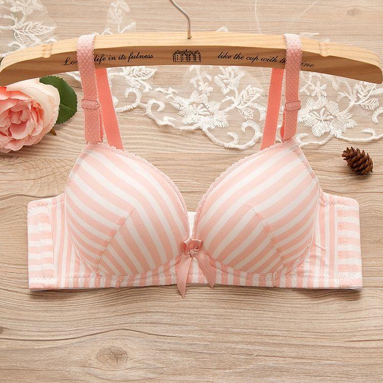 Push Up Bras For Women Solid Underwear Female Brassiere Girls Simple Bras