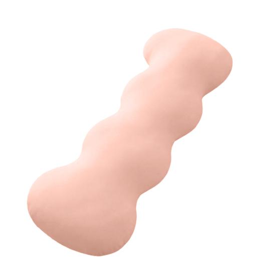 Adults Pea Pods Body Pillow Ice Silk Full Body Support Sleeping Pillow Ergonomic Soft Washable Cover Long Pillow for Side Sleepers