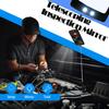 6Pcs LED Telescoping Inspection Mirror Stainless Steel LED Mechanical Mirror Tool 360 Degree Rotation Visual Reflector for Car