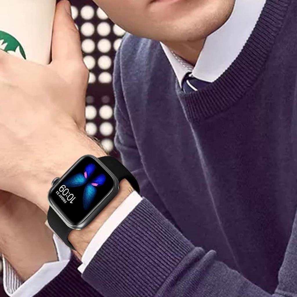 Compatible for ITOUCH AIR 4 Bands, 24mm Women Men,Soft Silicone Replacement Sport Strap Wristband Compatible for ITOUCH AIR 4 41mm / 46mm / Air 3