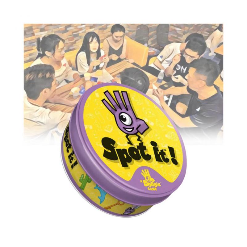 Dobble Asmodee Brettkartenspiel 15 Minuten Spielzeit Familientreffen Party