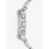 Michael Kors Oversized Brynn Pavé Silver-Tone Watch MK7506