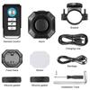 Extractme Wireless Motorcycle Vibration Alarm IP55 Waterproof Bicycle Alarm Remote Control Anti-theft Bike Detector Alarm System