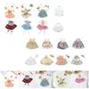 Exquisite Beautiful Dolls Clothes Mini Dress Cloth Clothing Dress Band 20cm Girl Doll Kids Toys No Doll
