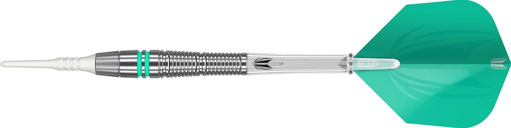 TARGET Colors 3 Teal Dart Barrel Includes Dart Case (70% Tungsten) (tad0674)