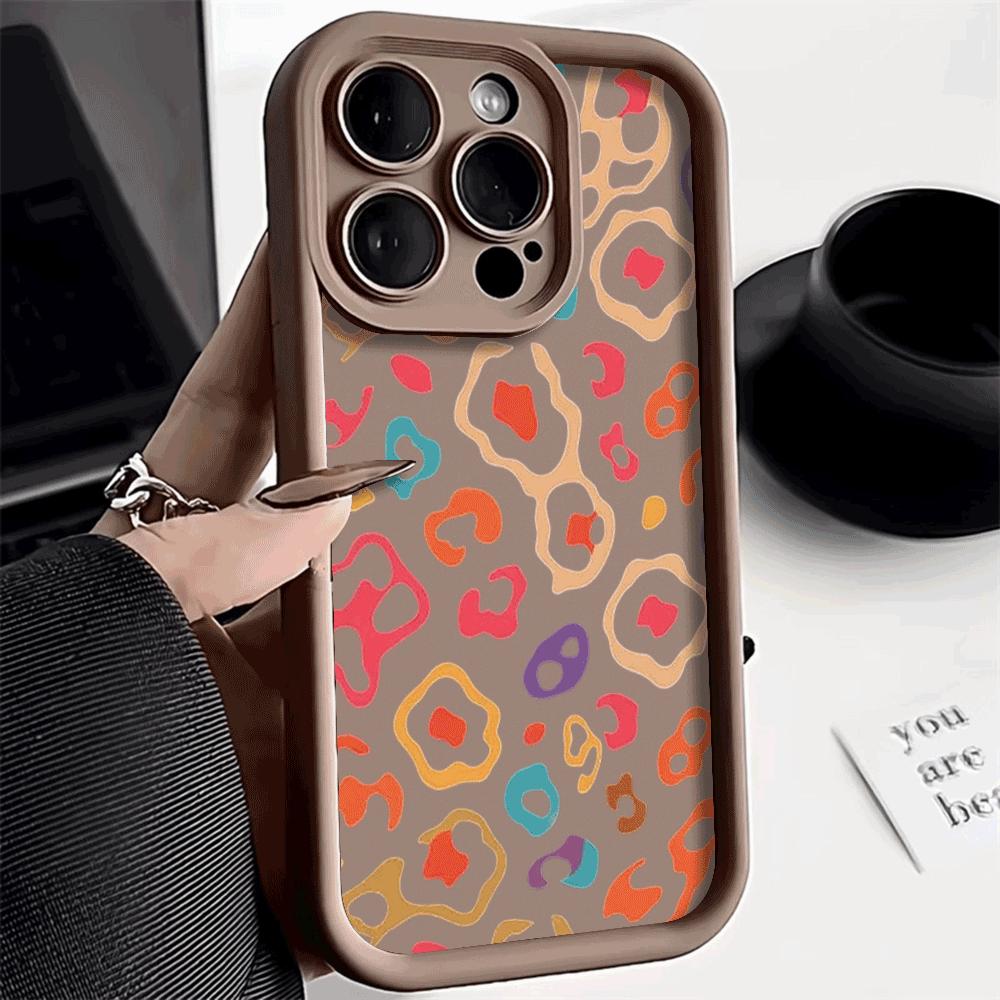 Fashionable Colorful Pattern Shockproof Phone Case for Xiaomi Redmi Note 14/13/12/11/10/ Pro/Plus Raised Camera Protection Cover