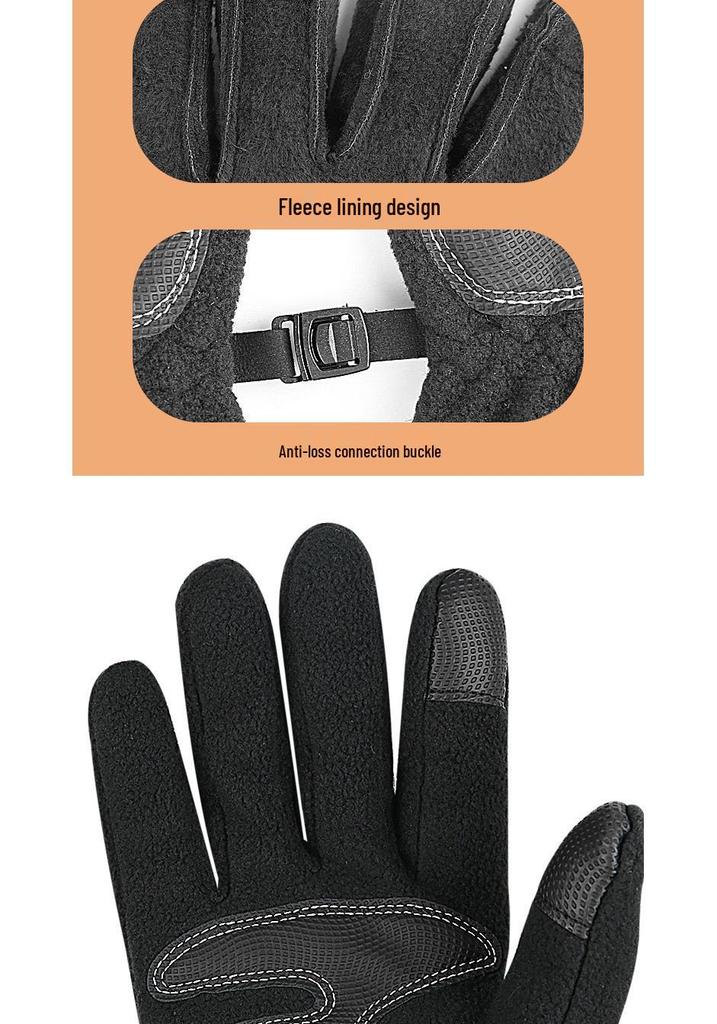 USB Heated Touchscreen Skiing & Cycling Gloves - Thick, Warm, 5V Heating