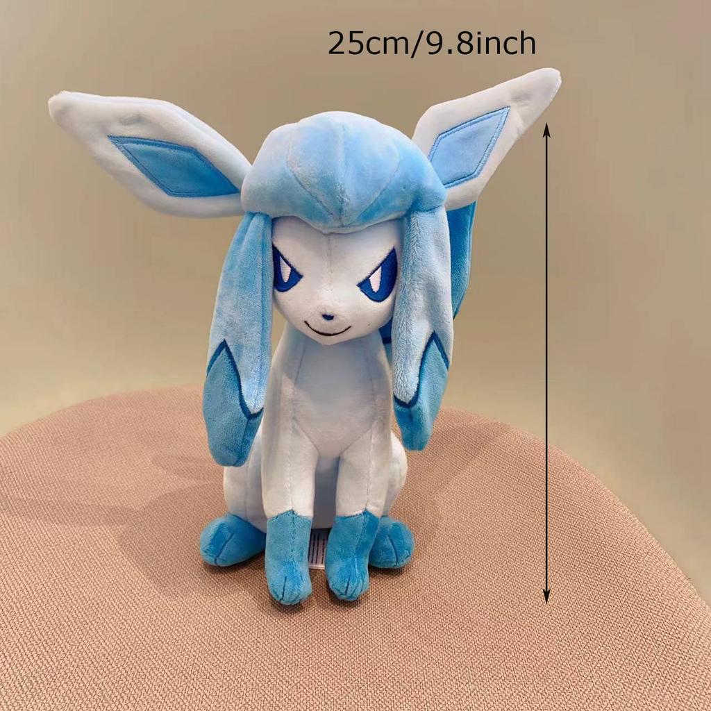 18-28cm Plush Toy Grookey Sprigatito Oshawott Leafeon Espeon Morpeko Gonbe Mimikyu Anime Figure Peluche Toys