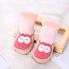 Baby Shoes Socks Children Infant Cartoon Socks Baby Gift Kids Indoor Floor Socks Leather  Non-Slip Spring Autumn Socks