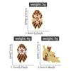 1Pc Zinc Alloy Versatile Backpack Pin Retro Metal Brooch Russian Cloth Decoration Brooch Russian-style