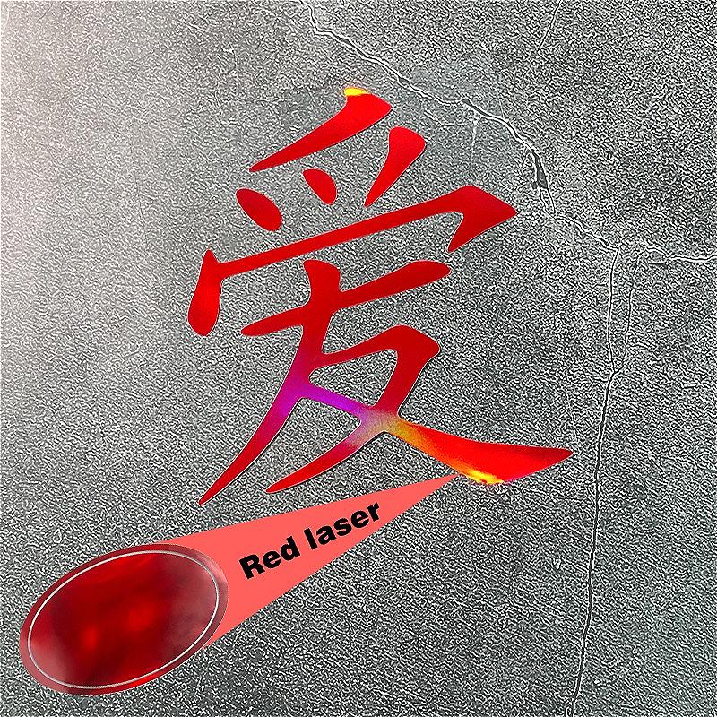 1PC Laser Love JDM Motorcycle Sticker Waterproof for Motorcycle Fairing Helmet Fuel Tank DlY Scooter Body Universal Vinyl Decals