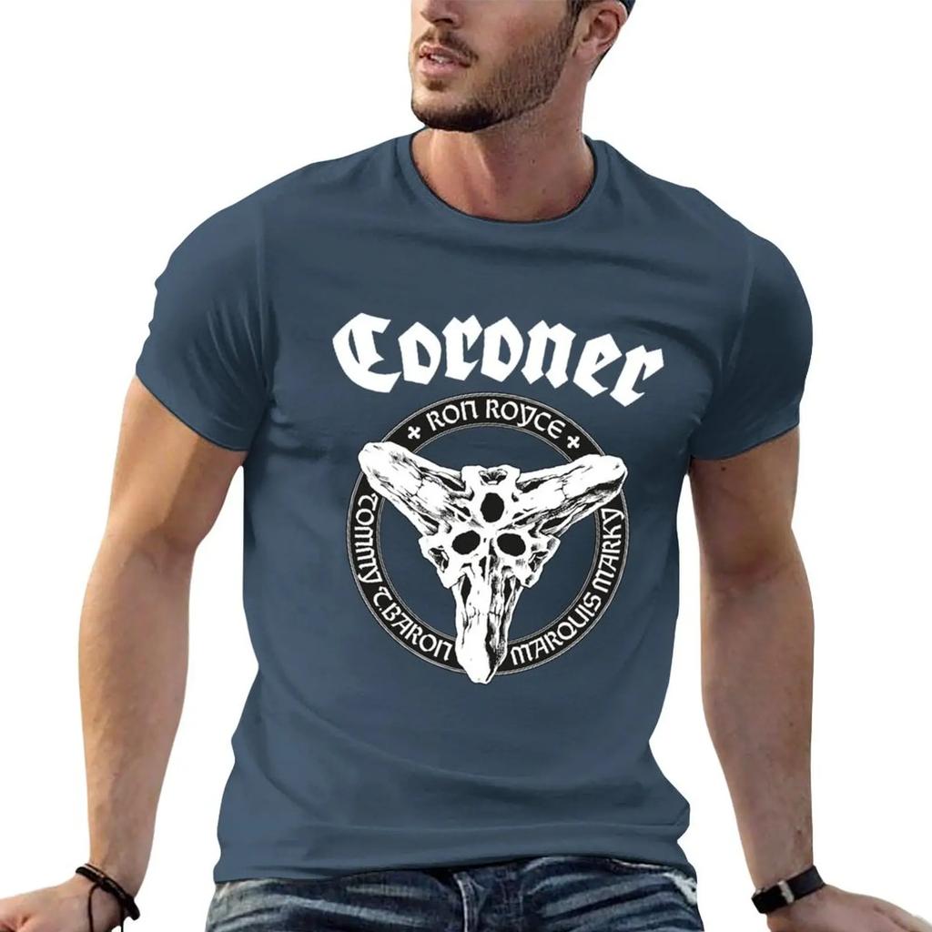 Masked Coroner T-Shirt cotton graphic tees baggy shirts anime figures essential t shirt mens designer clothes