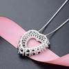 Lindon 925 Sterling Silver Classic Women Necklace Pendant Zircon Fashion Gift