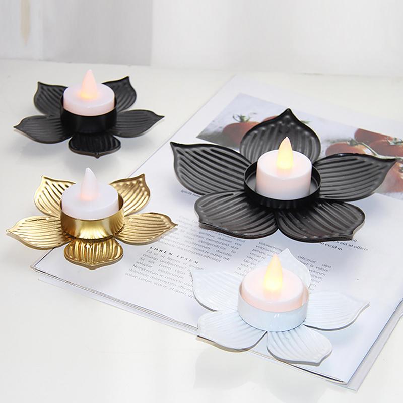 1PC Iron Occasions Practical Romantic Durable Elegance Stable Holiday Decorations Artistic Atmosphere Dining Tables
