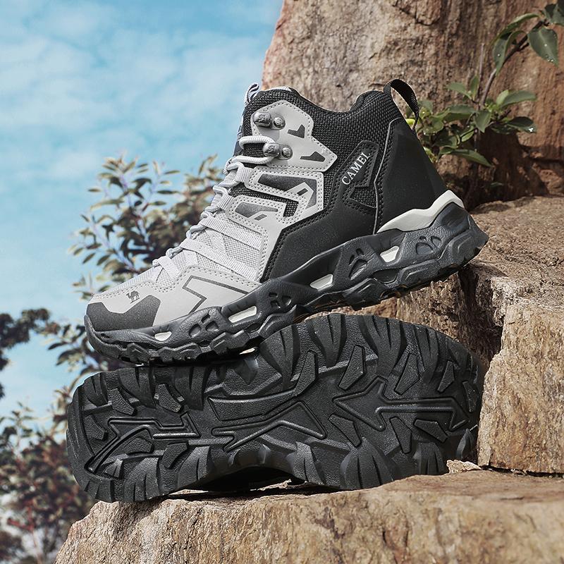 Mens Hiking Shoes Outdoor Sports Non Slip Camping Boots Breathable Durable Mountain Walking Trekking Shoes for Men
