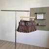2025 Autumn/Winter Women's Retro Leopard Print Low-Waist Mini Skirt