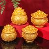 1Pcs Prosperity Sculpture Centerpiece Treasure Basin Statue For Office Shelf Desk Tabletop Art Craft Ornament Home Decorations
