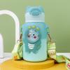 Internet Celebrity Christmas Gift Children Thermos Cup 111 Stainless Steel Women's Water Cup Cartoon Christmas Straw Cup Cute Cup
