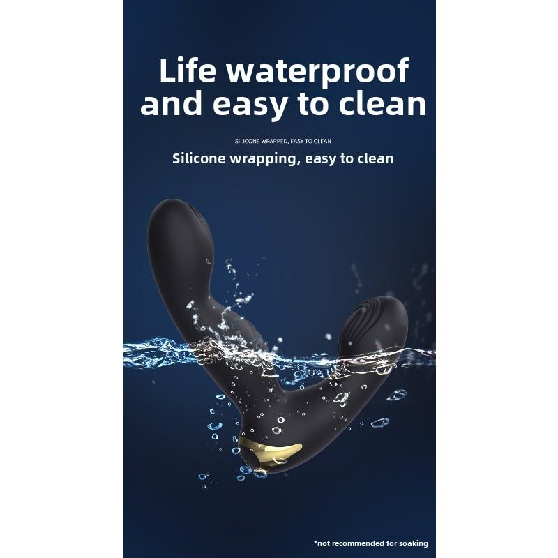 Remote Control Vibrating Prostate Massager Rear Anal Plug Male Masturbator Sex Products