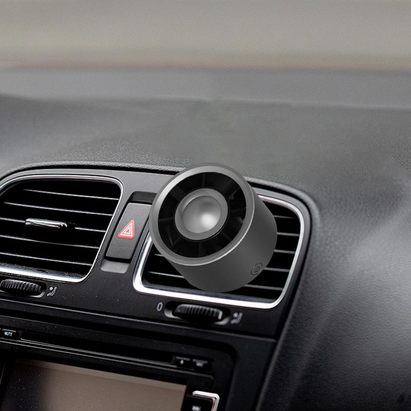 New Car Mini Fan Car Cooling Fan USB Car Air vent clip small Fan With Ambient Lighting 3 Speeds Adjustable Electric Powerful Fan
