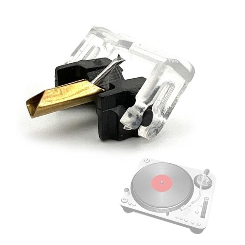 Record Needle Replacement Stylus Wear Resist Turntable Stylus Precise Control for M44G M44-7 M55E N44-7